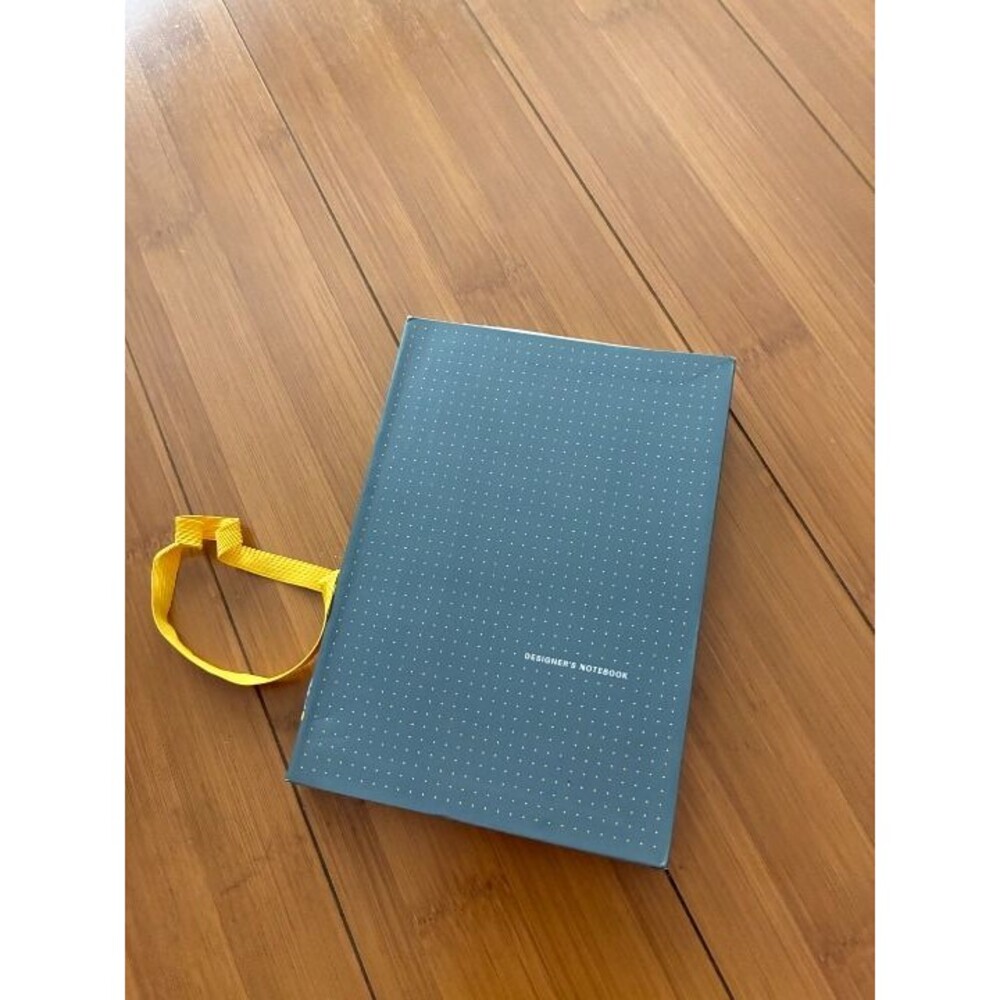 Chronicle Books Designer's Notebook with Yellow Ribbon Bookmark NEW
